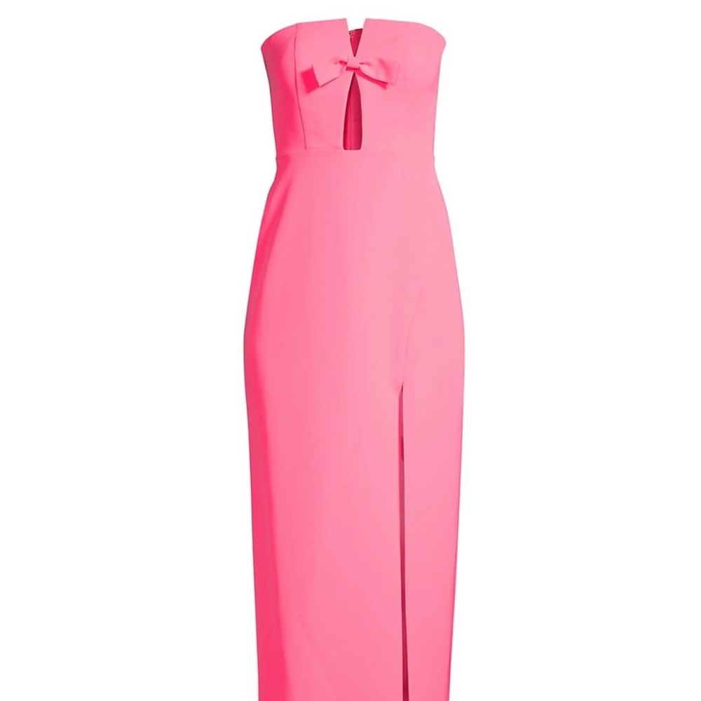 LIV FOSTER GORGEOUS Cut-Out Crepe Column Gown. Wore once to a wedding!